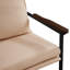Structure de fauteuil en métal avec dossier rembourré Turnbridge-2089022118-2115186163