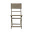 Table d'extérieur 43,5 po - Bois, eau, plateau à lattes, gris, option de rangement pliable