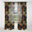 Motif de motif cachemire artistique III - Rideau floral - Velours obscurcissant - 1 panneau-107596579
