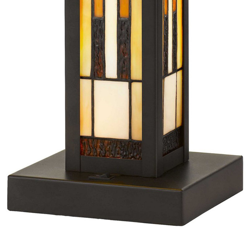 Lampe de table en bronze foncé 23 po Ledesma