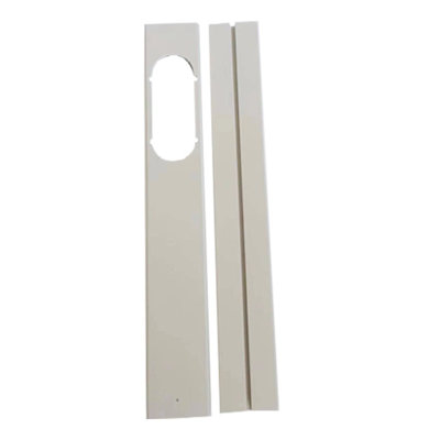 Air Conditioner Window Ventilation Kit, 2 Baffles + 150 Flat Nozzle Connector