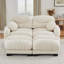 Canapé modulaire ergonomique en chenille-21443422-21443952