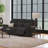 Peshawa Upholstered Motion Reclining Sofa Dark Charcoal-1256086368