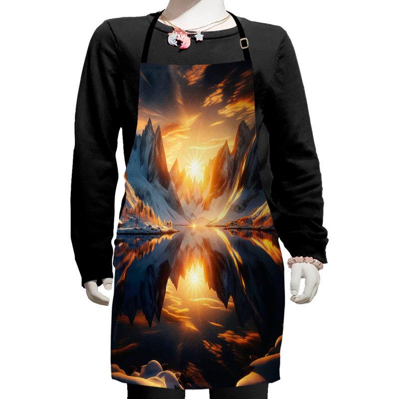No Pattern Bib Apron