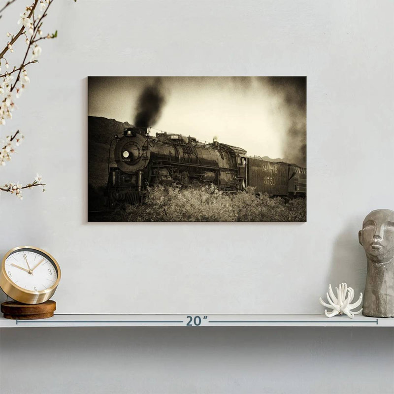 Mehar Train Arrival I, 8" H x 12" W