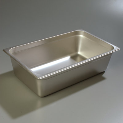 Carlisle Food Service Products DuraPan™ 4.75 gal. Rectangle Stainless Steel Food Storage Container