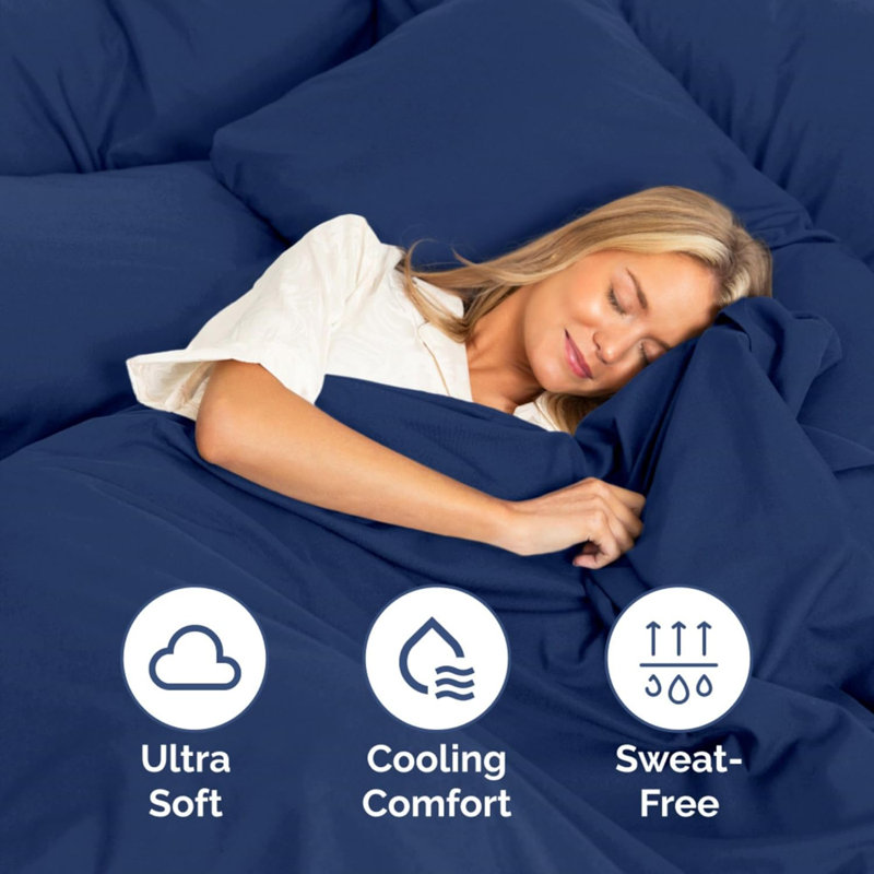 400 Thread Count Cotton Extra Deep Pocket Fitted Sheet - Hotel Luxury Single Fitted Sheet Only - Easily Fits 18" to 24" Mattress