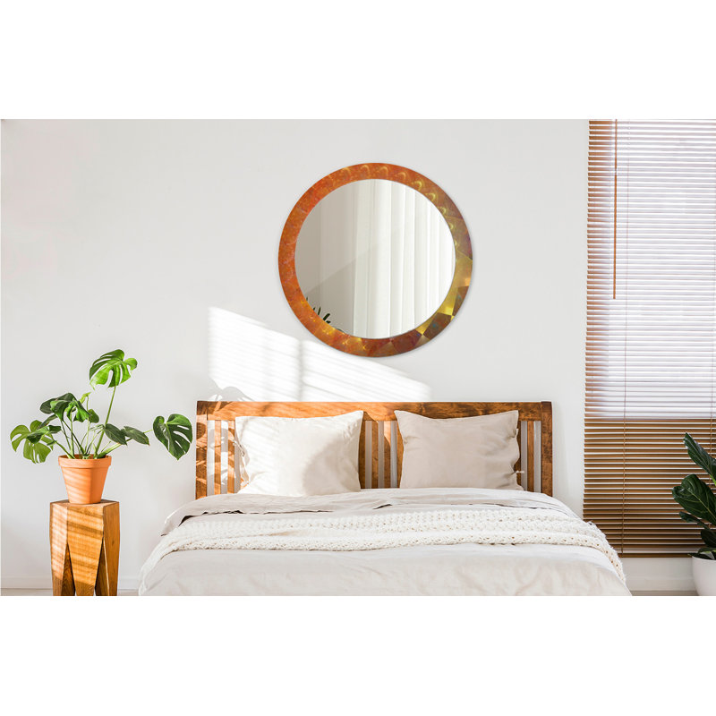Huldar Glass Flat Wall Mirror