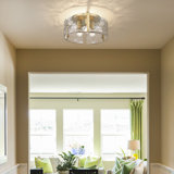 Kourtney Glass Flush Mount