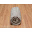 Tapis oriental gris foncé fossile 8 pi 1 po x 10 pi 2 po, en laine naturelle nouée à la main, non tissée et tissée à la main