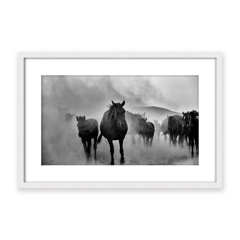 Nature Inspired Untitled by  - Picture Frame Photograph on Paper, Framed Canvas, 16" H x 24" W x 2.375" D, White
