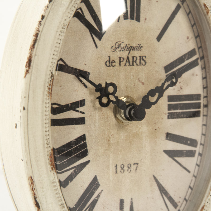 Antique Paris Oval Table Clock