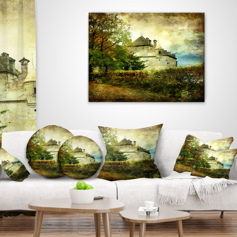 Coussin Landscape, 18 po x 18 po, Carré