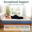 Matelas hybride mi-ferme de 14 po avec mousse viscoélastique rafraîchissante et ressorts ensachés, support de bord à deux zones, disponible en tailles simple / double / grand / très grand, certifié CertiPUR-US, OEKO-TEX et SGS, isolation des mouvements et soulagement de la pression, matelas dans une boîte-566749000