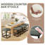 Modern Edge, Cozy Feel: tabourets de bar rembourrés en similicuir pour chaque maison-1528799094
