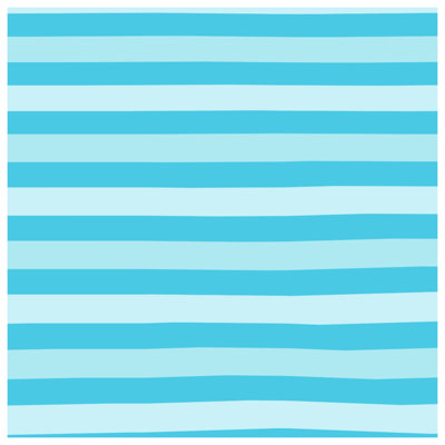 Édredon à rayures bleues et blanches