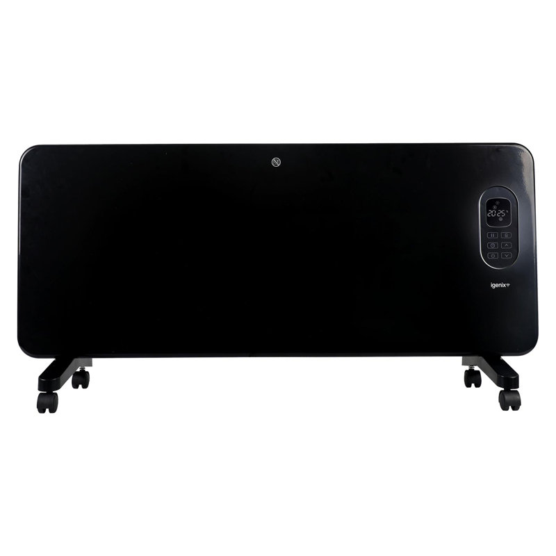 Igenix 1500W Smart Panel Heater White, 2000W, Black