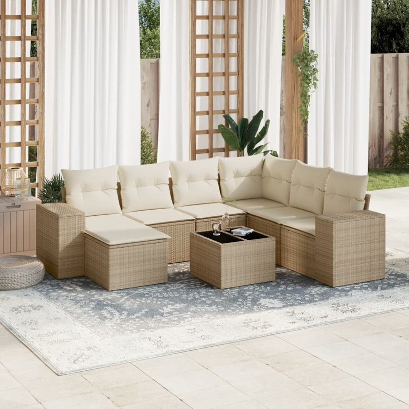 Ensemble de canapé de jardin Vidaxl