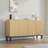 Fluted Credenza Buffet Cabinet with Storage
