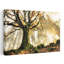 Misty Forest Sunbeam Serene Tranquil Abstract Moss Autumn Forest, art mural-168790298