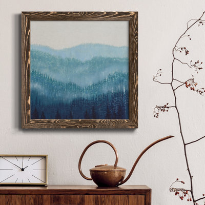 Toile encadrée de qualité supérieure Smoky Ridge II - prête à être accrochée