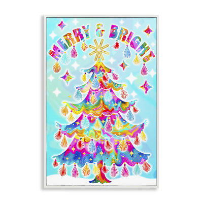 Estampe numérique éclectique «Merry & Bright» par Jess Stempel