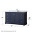Ensemble de meuble-lavabo simple 60 po Avery-41604587-80213029