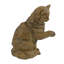 Joaquin CAT 25cm Carved Wood Effect