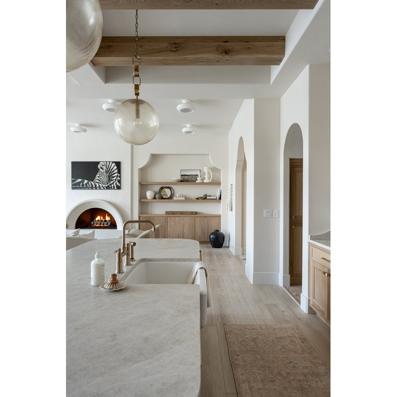 Nessa 1 Light Pendant, 34.75" H x 17.75" W x 17.75" D