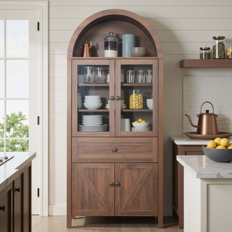 Armoire dôme, Noyer