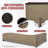 EFURDEN 47'' W 100 Gallons Water Resistant Wicker Deck Box-95290016