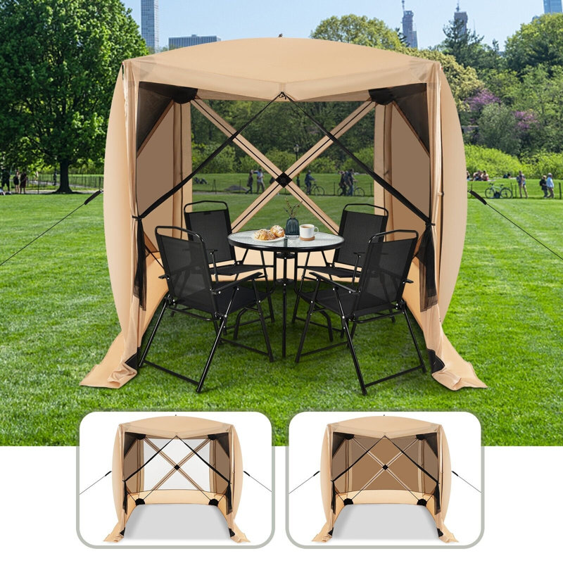 Calei 4 Person Tent, Brown
