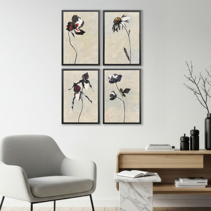 Floral Sonnet Framed Art