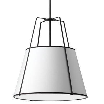 Luminaire suspendu 4 lumières trapézoïdale
