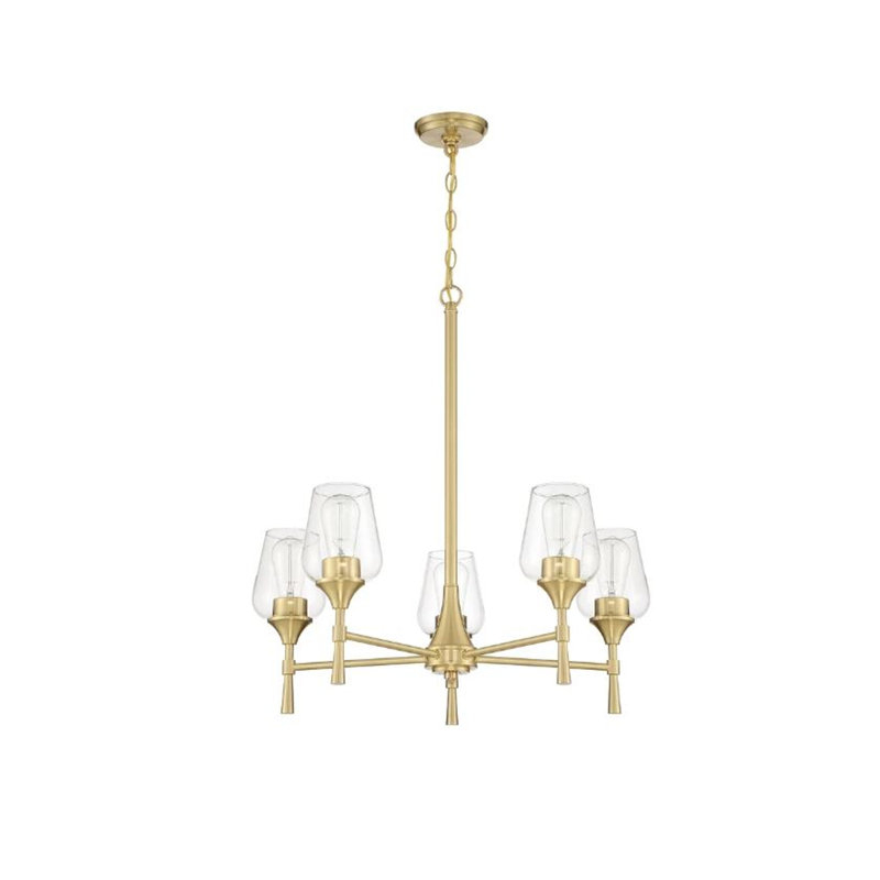 Lustre classique à 5 lumières de style bougie Corsica
