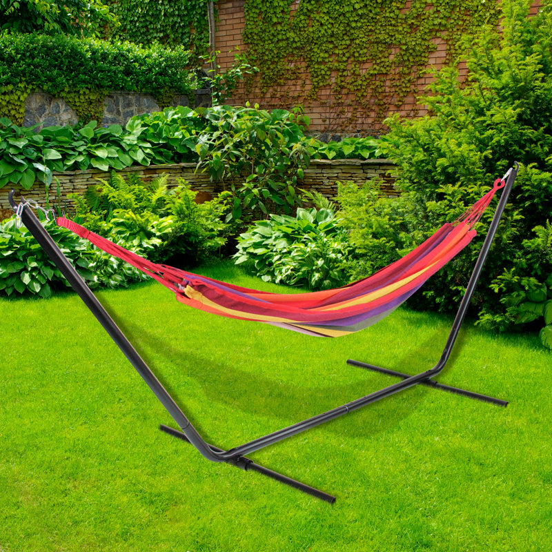 Hamac brésilien 76 po, H 1 po x l 39,5 po x p 76 po, Bleu / vert