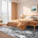 Modern Abstract Machine Washable Rug Stain Resistant Easy Cleaning Indoor Carpet With Non-Slip Backing Low Pile Floor Cover Non Shedding Folding Throw Carpet For Home Decor