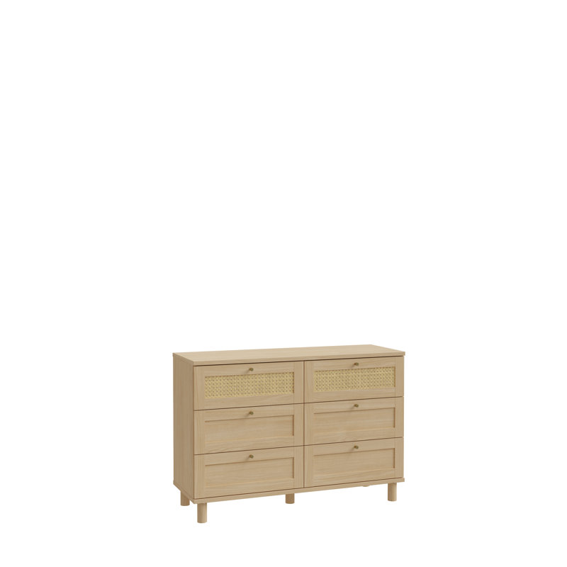 Amarley 120.1cm W 6 - Drawer Chest of Drawers