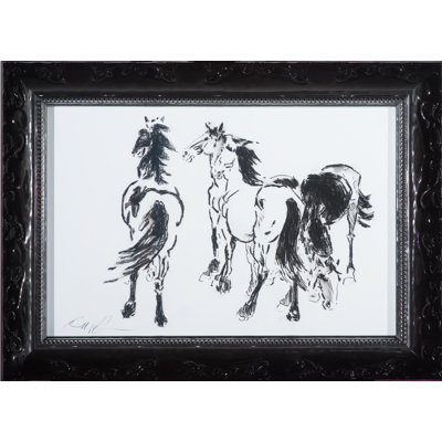 Horses Print by Robert Robinson