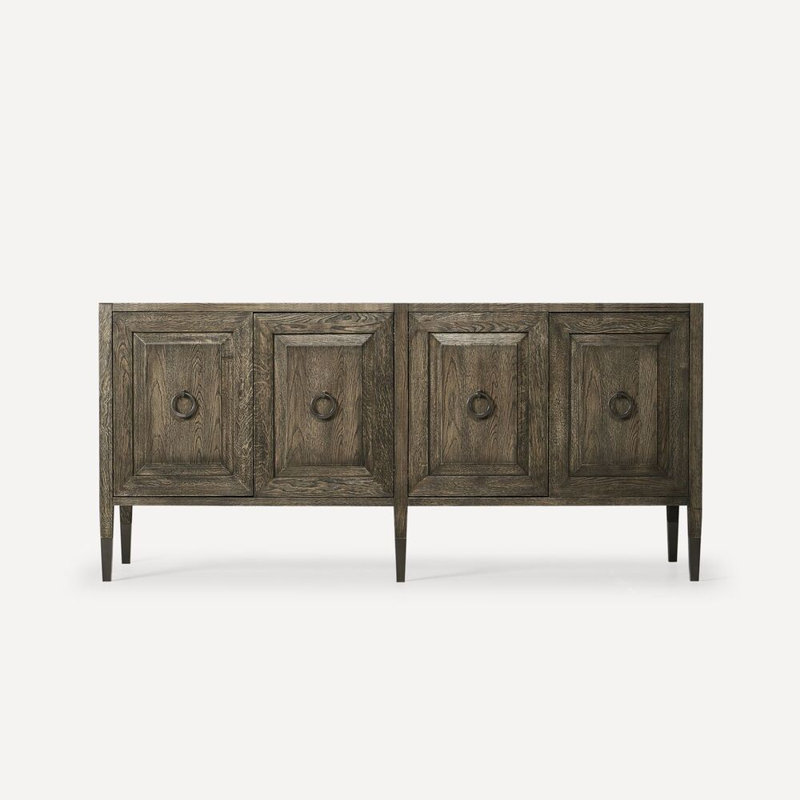 Dessus de meuble-lavabo Willowmere, Brun mat foncé, Zeus extrême blanc, Fer noir