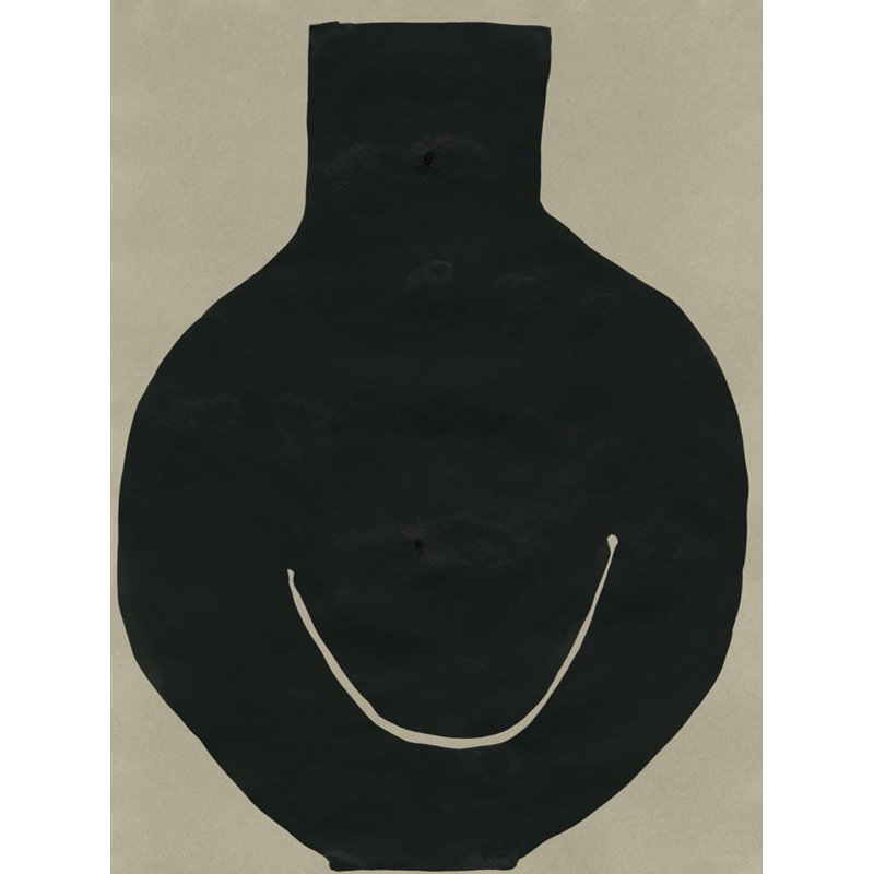 Big Smile I Print by Kate Roebuck, Black Framed, 36" H x 28" W