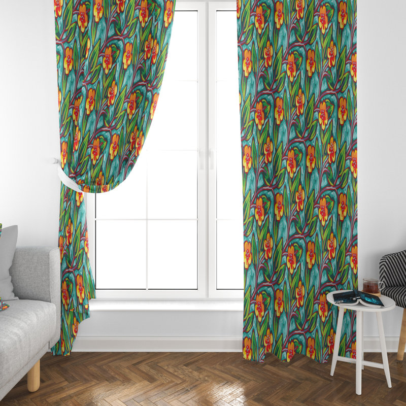 Rideau en polyester Outley, L 20 po x L 52 po
