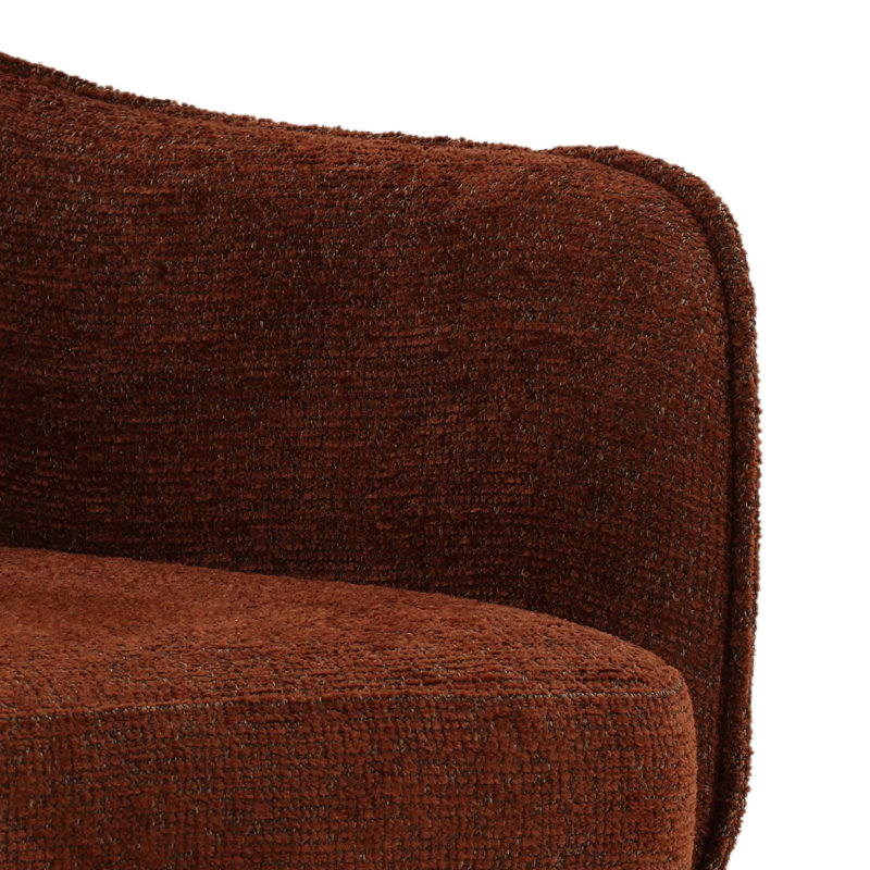 Adelise Swivel Chair Beige, Burgundy