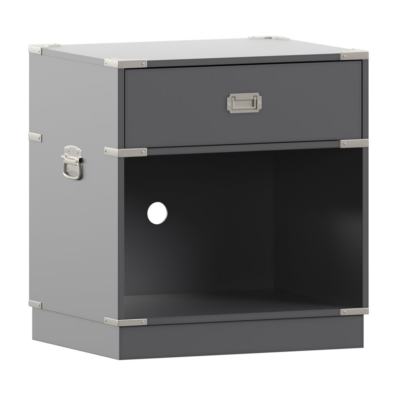 24'' W Nightstand, Frost Gray