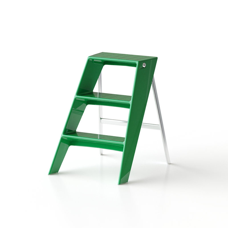 Home Échelle pliante Cadre d'intérieur (vert) Tabouret pliant multifonctionnel épais, Vert olive