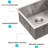 23*18*9 Inch Single Bowl Undermount Stainless Steel Kitchen Sink 18 Gauge, Hand Brushed To Avoid Damage, Accessories, Sound Reduction, Finish 23 Gauge 9 Deep, Bottom Grid, Proof Padding, Easy
