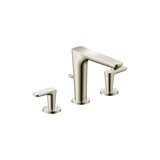 AXOR Citterio C Widespread Faucet 125 With Pop-Up Drain, 1.2 GPM
