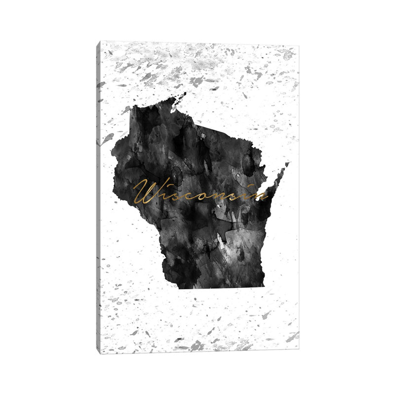 Wisconsin by WallDecorAddict - Wrapped Canvas Painting, 66.04 cm H x 45.72 cm W