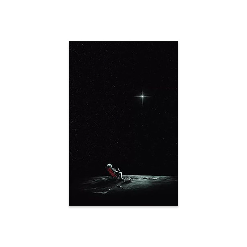 «Space Chill II» par Nicebleed - impression non encadrée, H 24 po x l 16 po x P 0,25 po