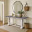 Highworth 64" Solid Wood Flip Top Console Table-1056890770